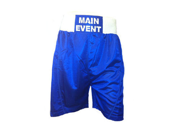 Main Event Boxing Club Shorts - Blue White